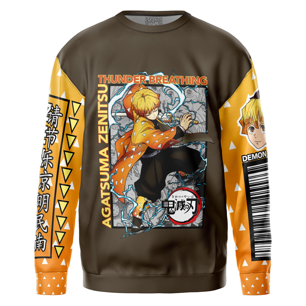 Agatsuma Zenitsu Demon Slayer Streetwear Sweatshirt