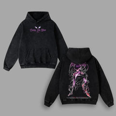 Kitsukai "Sung Jin-Woo (Arise)" Solo Leveling Vintage Oversized Hoodie
