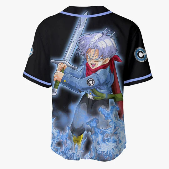 3D Anime Trunks Custom Fandom - Dragon Ball Baseball Tee