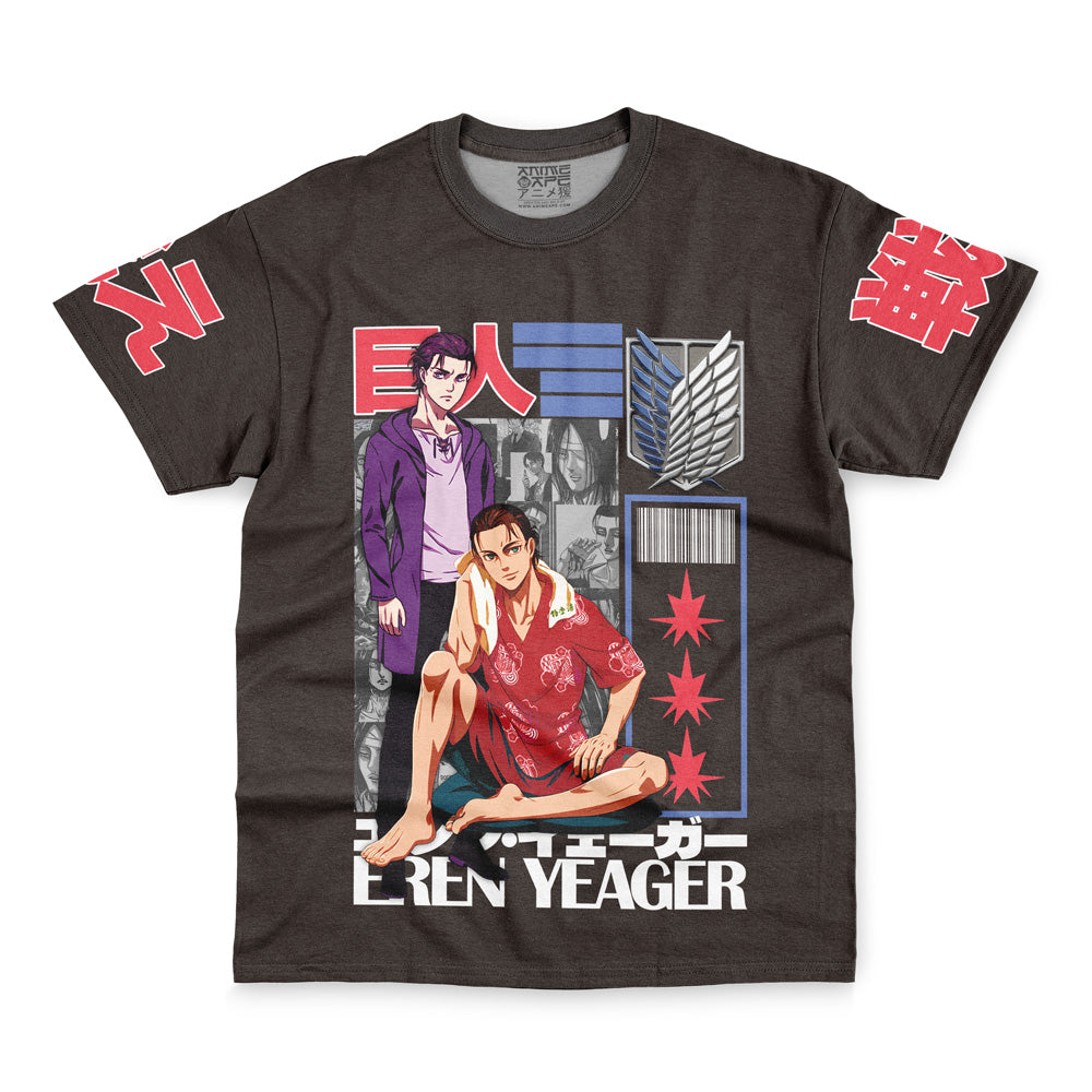Eren Yeager V2 Attack on Titan Streetwear T-Shirt