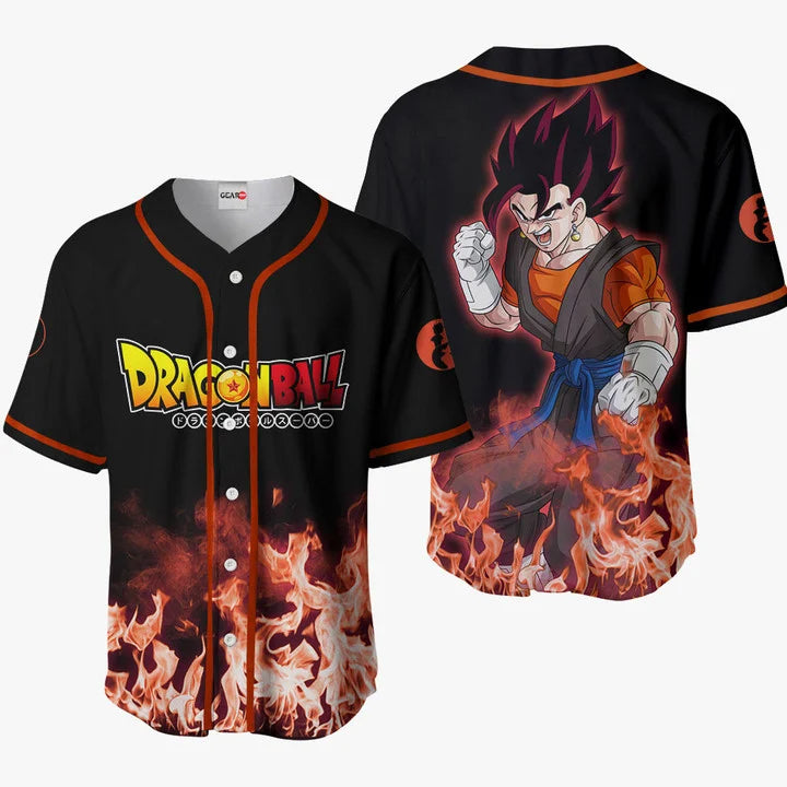 3D Anime Vegito Custom Fandom - Dragon Ball Baseball Tee
