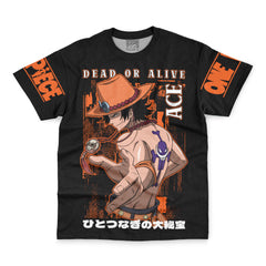 Ace Dead Or Alive One Piece Streetwear T-Shirt