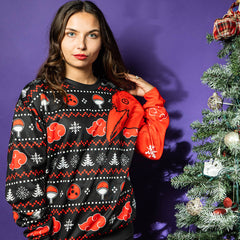 Akatsuki Itachi Symbolic Crows Christmas Sweater