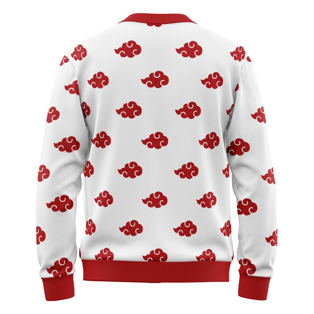 Akatsuki White Shippuden Knitted Cardigan Sweater