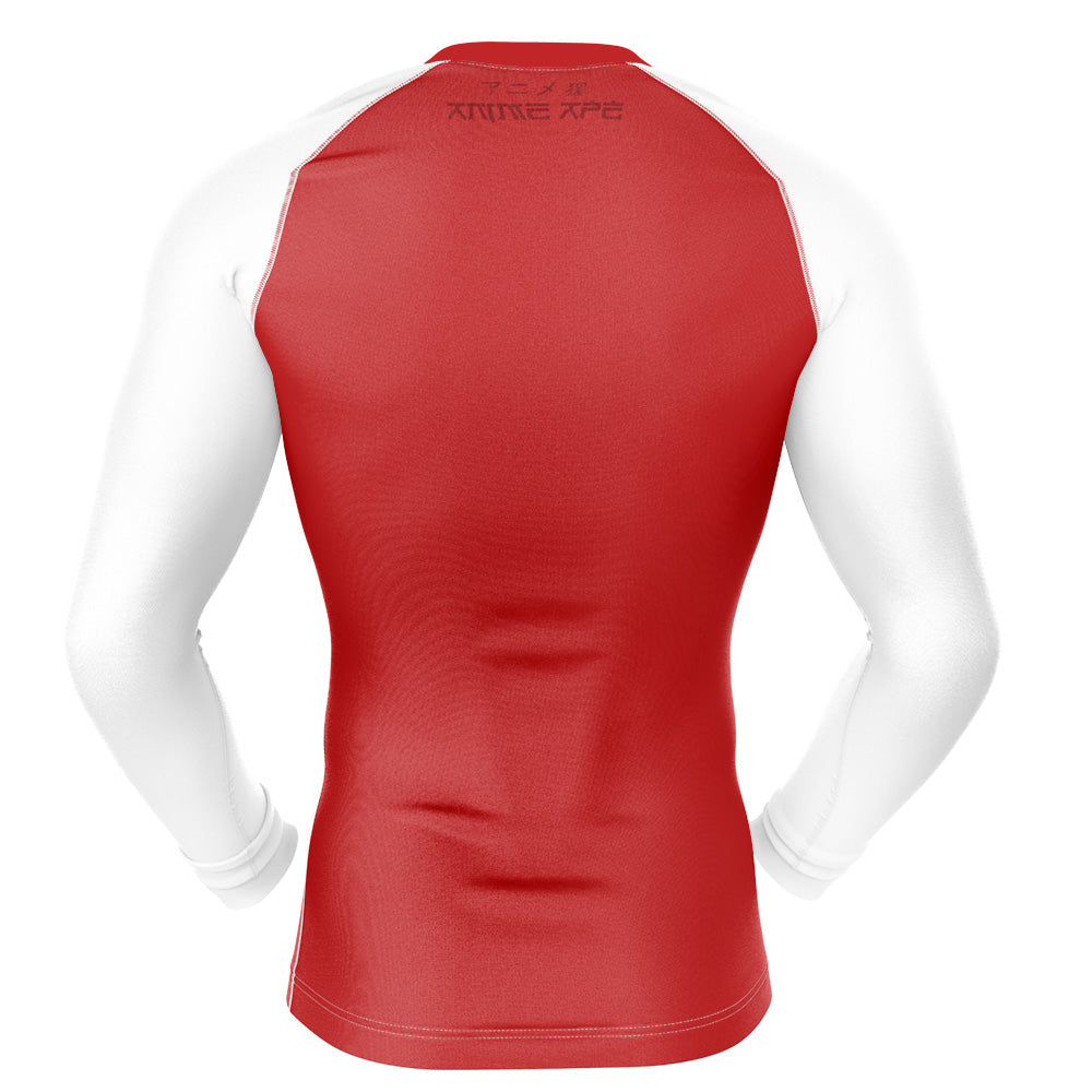 Baki the Grappler Long Sleeve Rash Guard Compression Shirt
