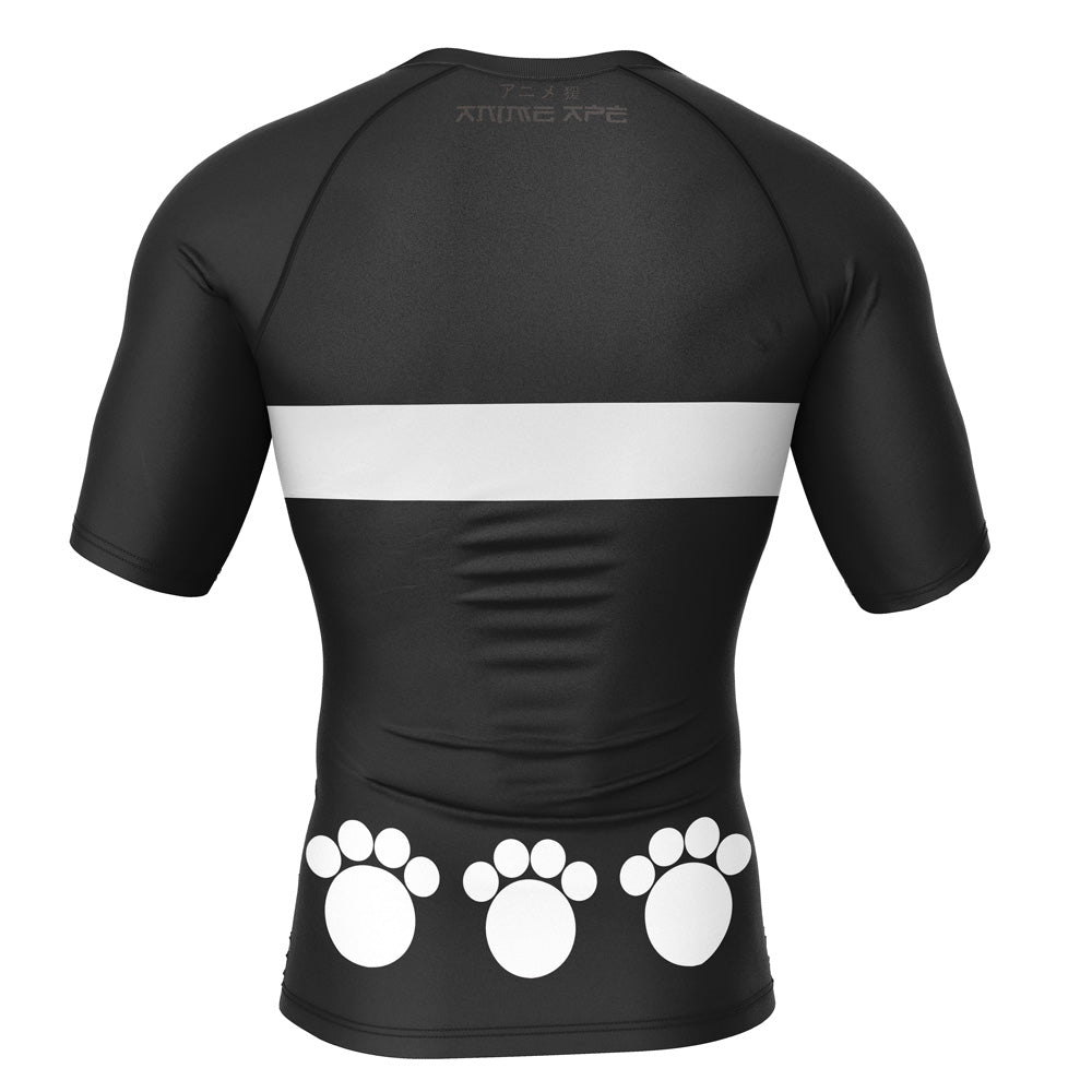 Bartholomew Kuma One Piece Short Sleeve Rash Guard Compression Shirt