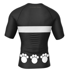Bartholomew Kuma One Piece Short Sleeve Rash Guard Compression Shirt