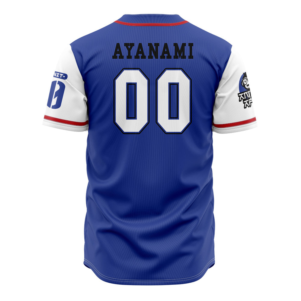 Blue Eva Unit - 00 Baseball Jersey