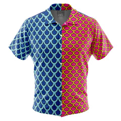 Kaido Pattern One Piece Button Up Hawaiian Shirt