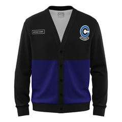 Capsule Corp Dragon Ball Z Knitted Cardigan Sweater