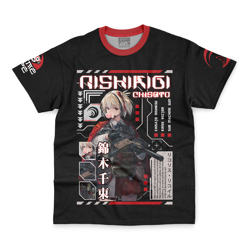 Chisato Nishikigi Lycoris Recoil Streetwear T-Shirt