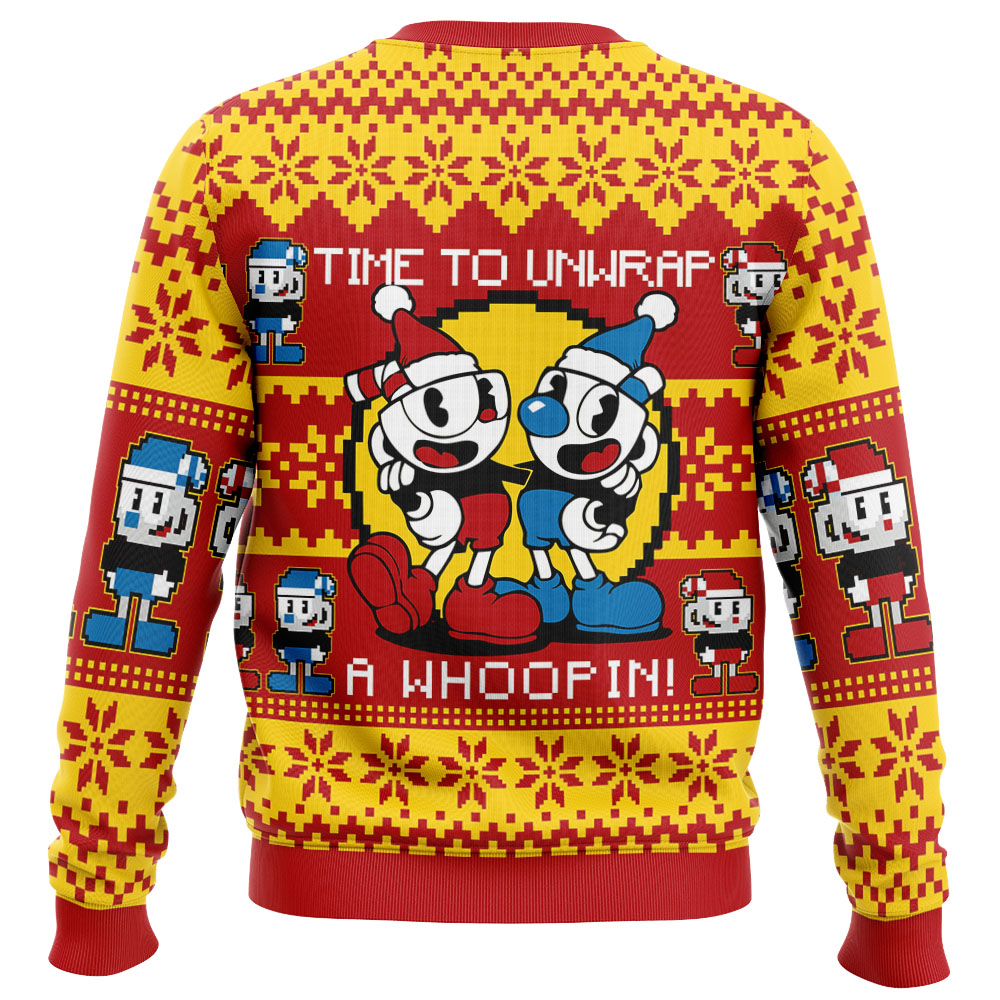 Christmas Cuphead Ugly Christmas Sweater