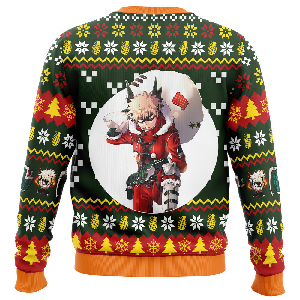 Christmas Katsuki Bakugo My Hero Academia Ugly Christmas Sweater