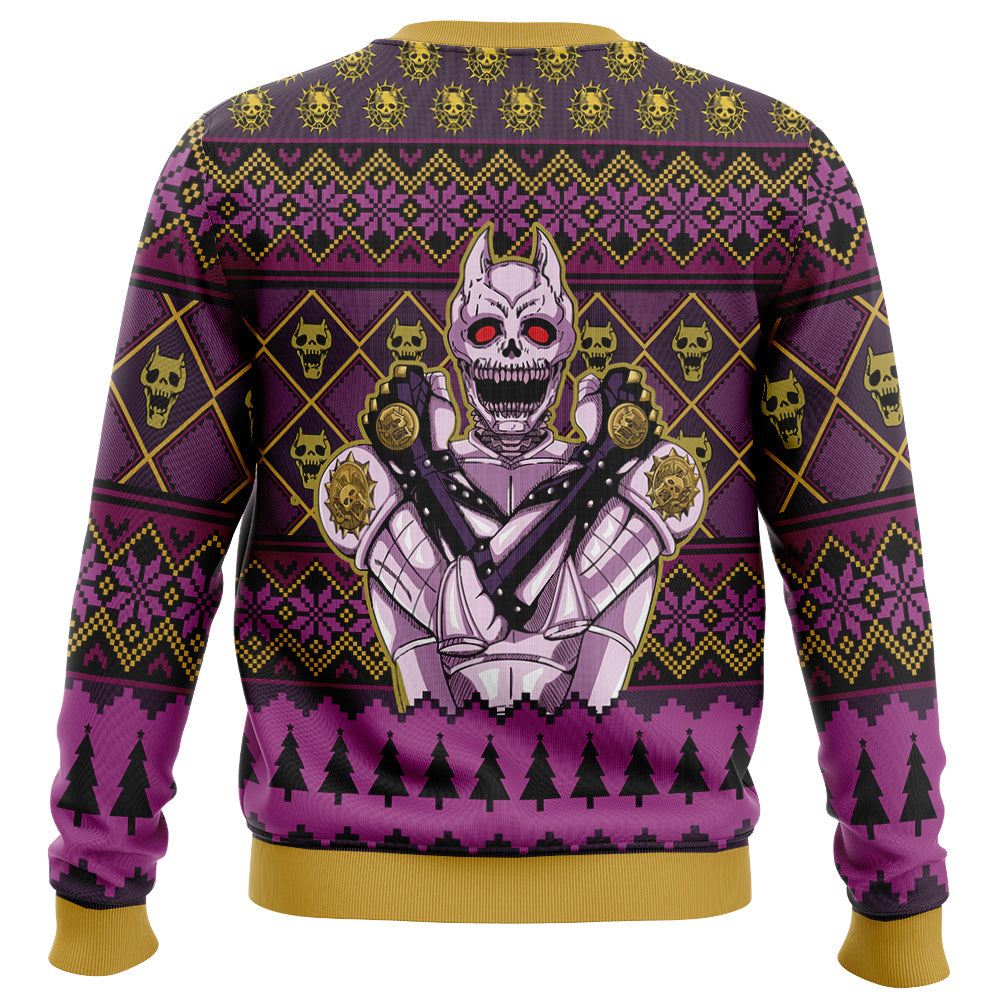 Christmas Killer Queen Jojo's Bizarre Adventure Ugly Christmas Sweater
