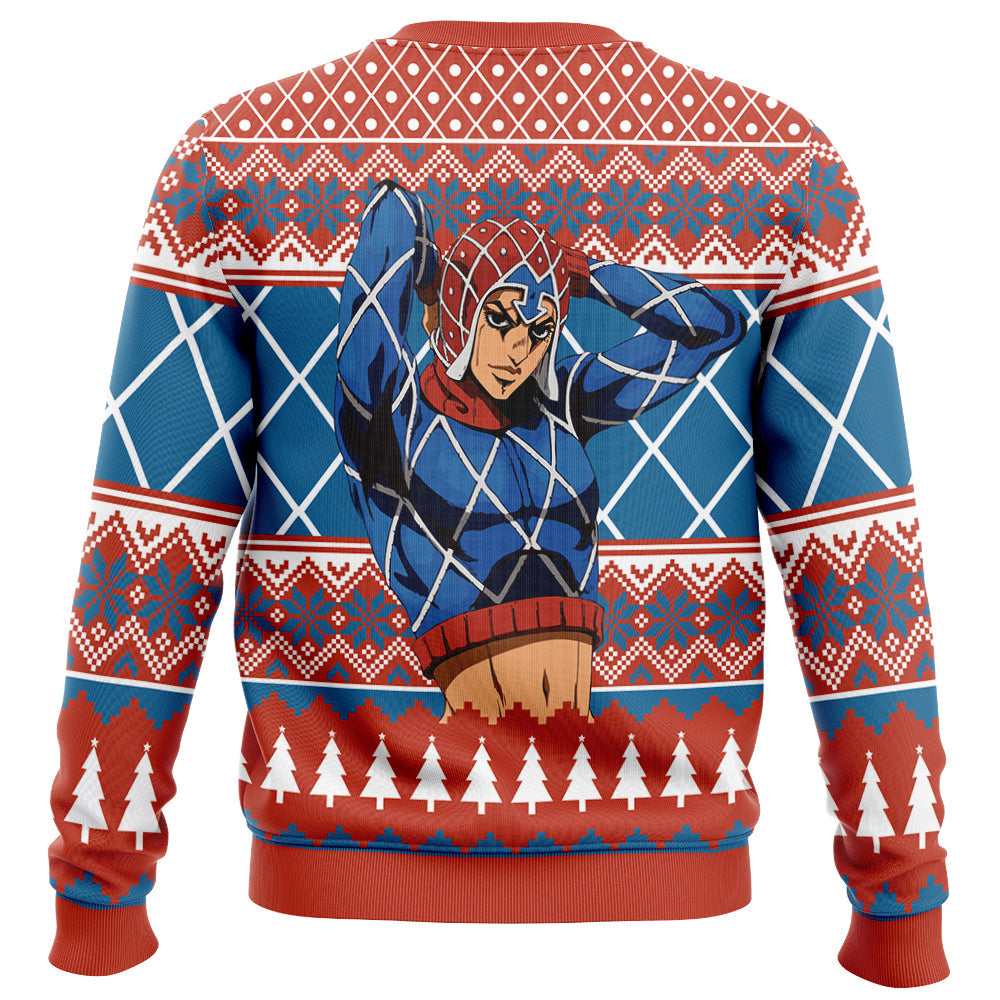 Christmas Mista Guido Jojo's Bizarre Adventure Ugly Christmas Sweater