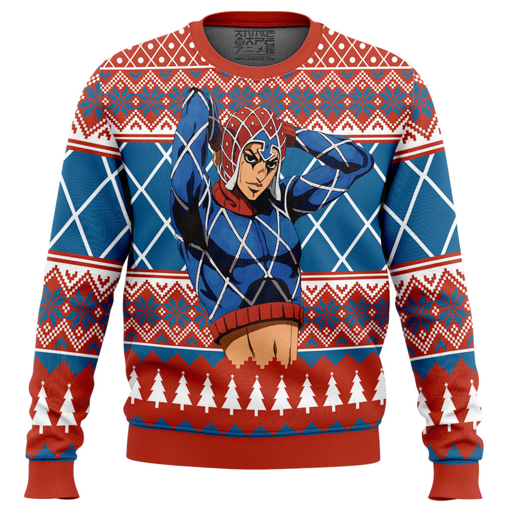 Christmas Mista Guido Jojo's Bizarre Adventure Ugly Christmas Sweater