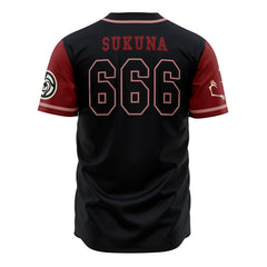 Curses Sukuna Jujutsu Kaisen Baseball Jersey