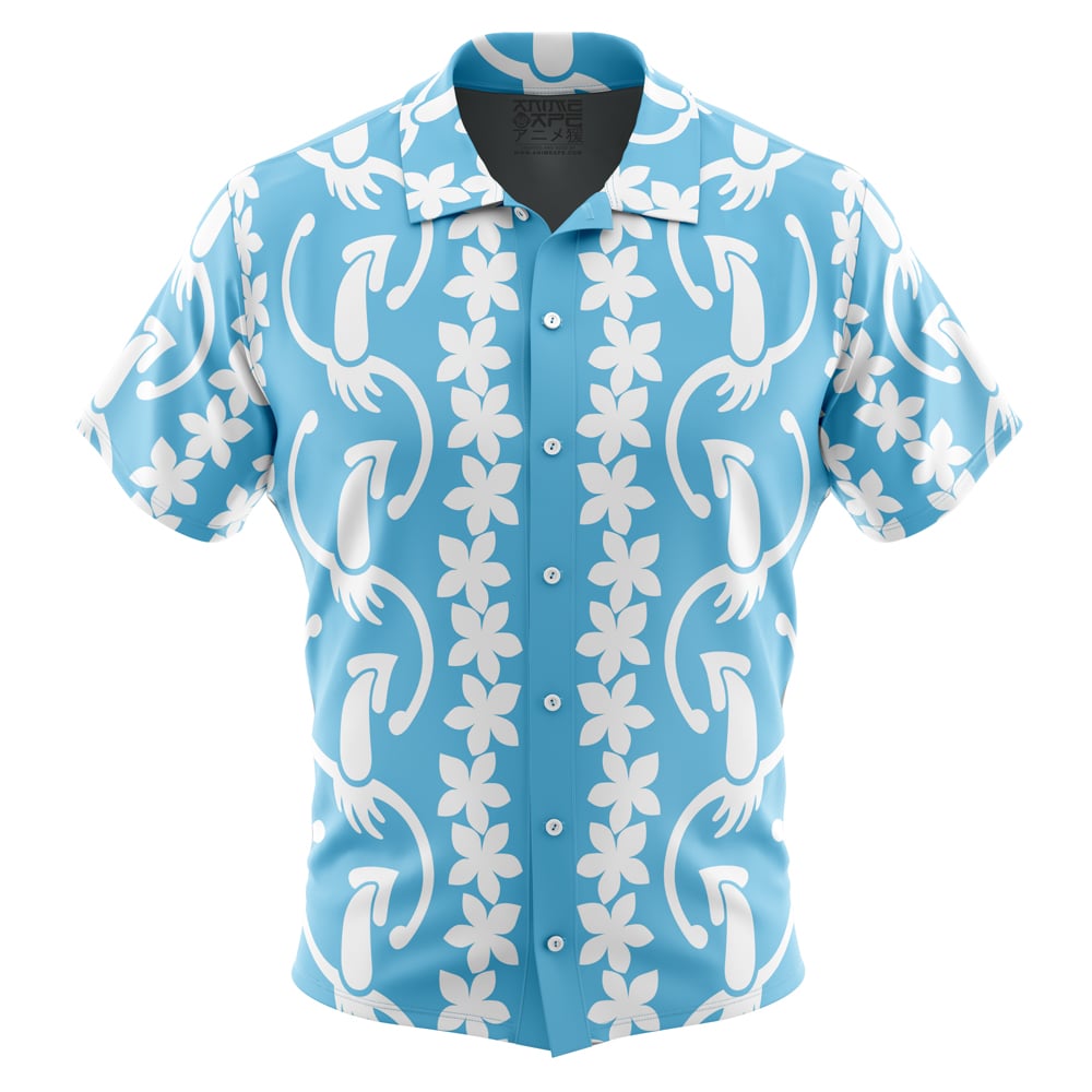 Dancing Squid Aloha Splatoon Button Up Hawaiian Shirt