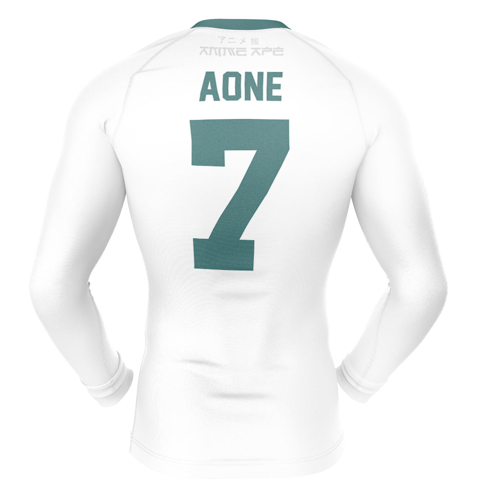 Date Tech Aone #7 Haikyuu Long Sleeve Rash Guard Compression Shirt