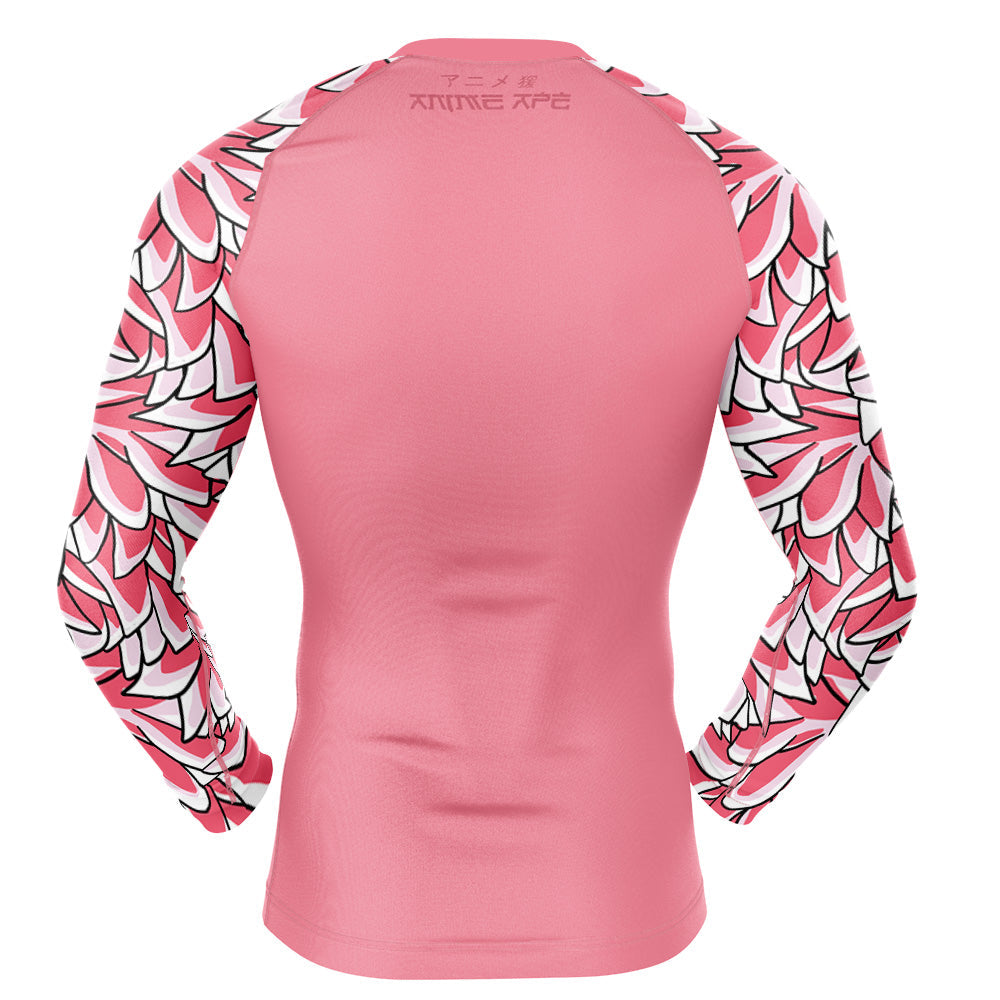 Doflamingo One Piece Long Sleeve Rash Guard Compression Shirt