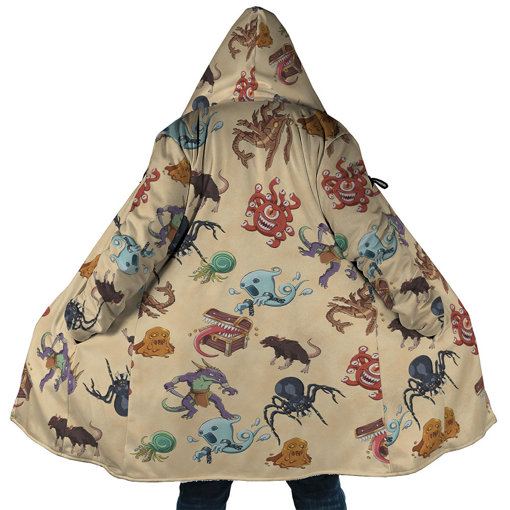 Dungeons and Dragons Pattern Dream Cloak Coat
