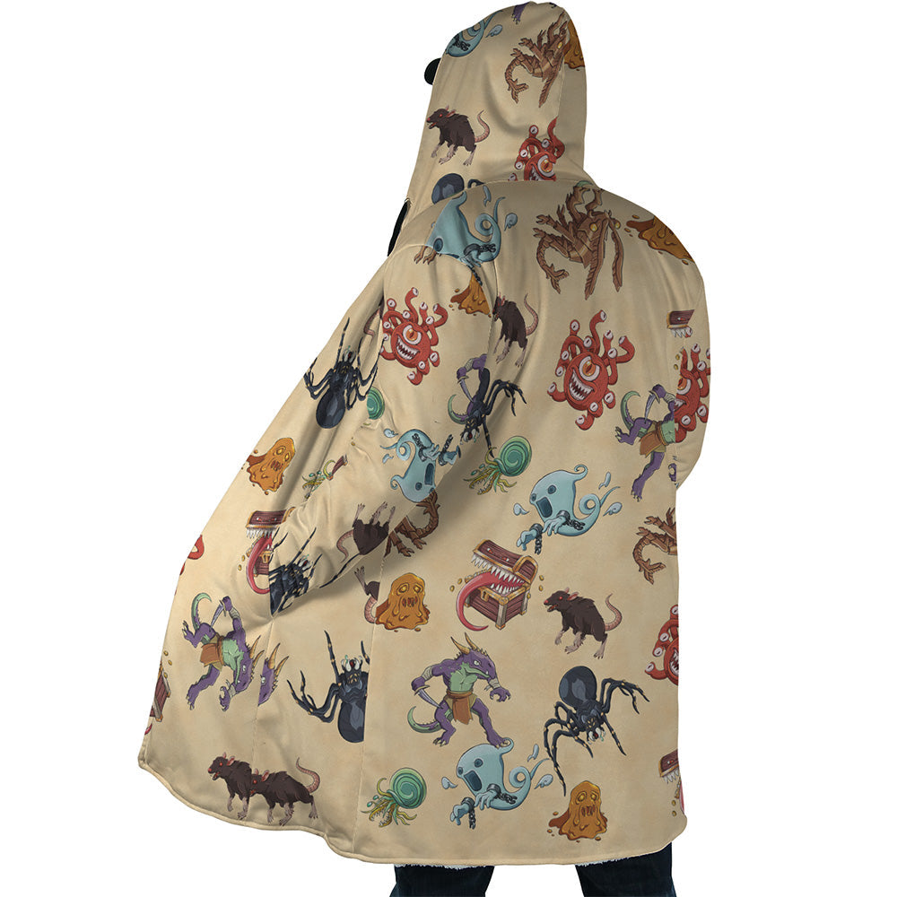 Dungeons and Dragons Pattern Dream Cloak Coat
