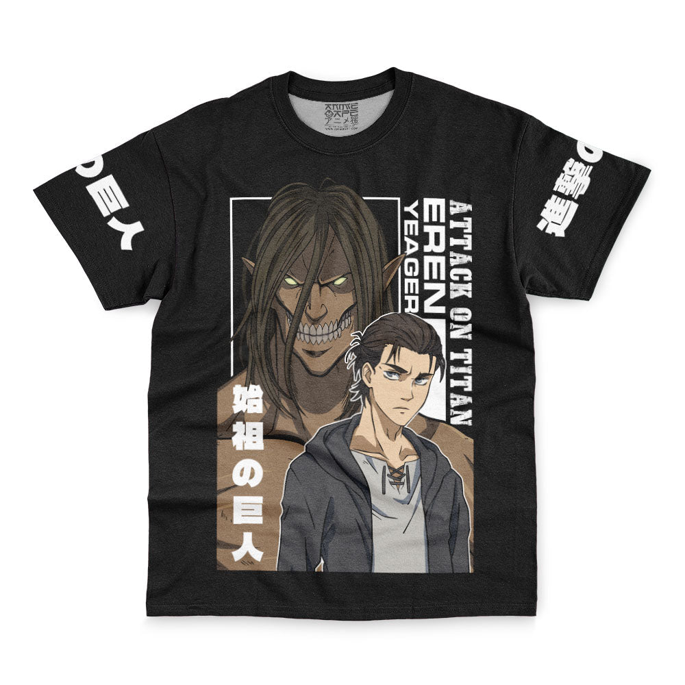 Eren Yeager I'll Exterminate Attack On Titan Streetwear T-Shirt