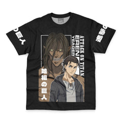 Eren Yeager I'll Exterminate Attack On Titan Streetwear T-Shirt