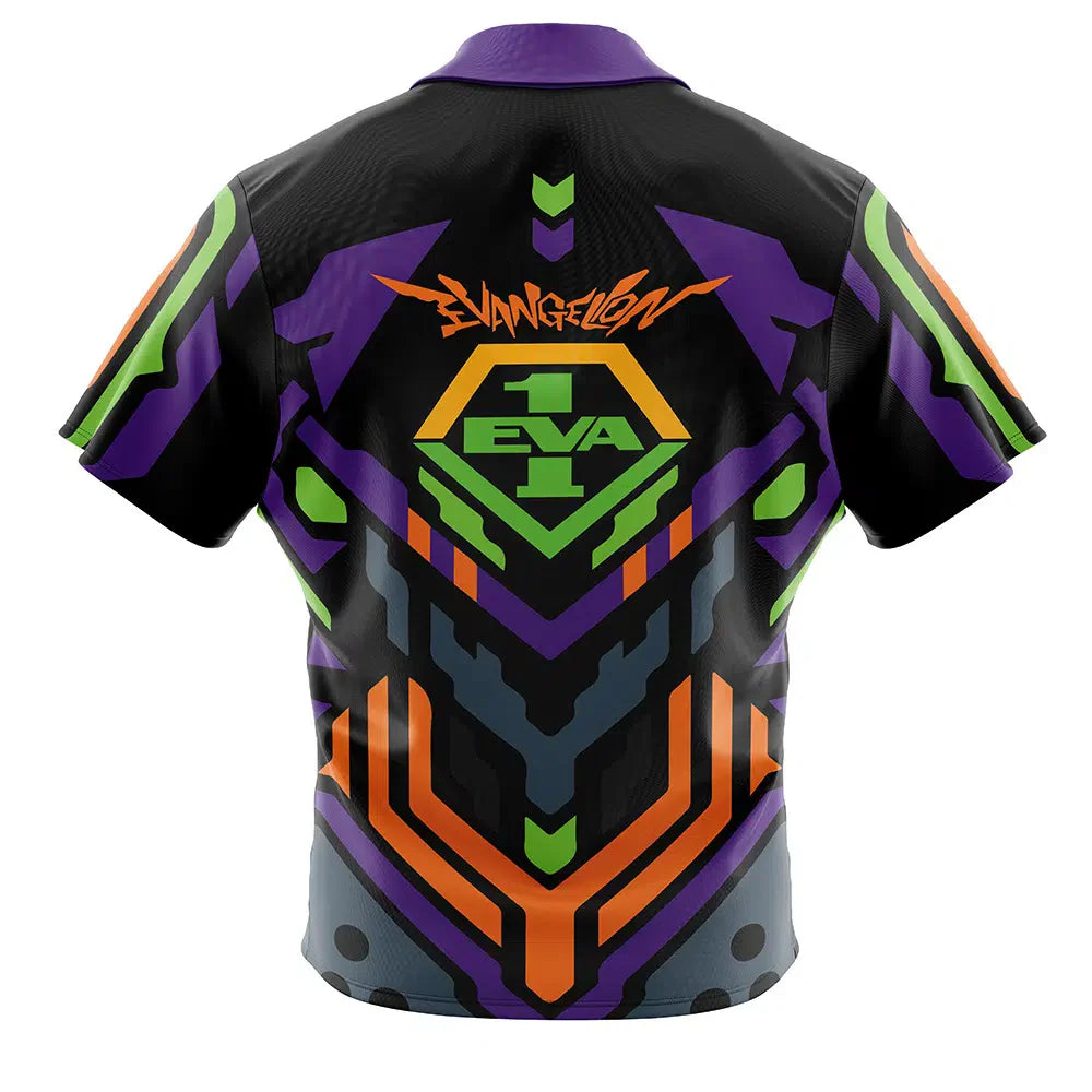 Eva 01 Button Up Hawaiian Shirt