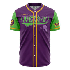 Eva-01 NERV Eva Baseball Jersey