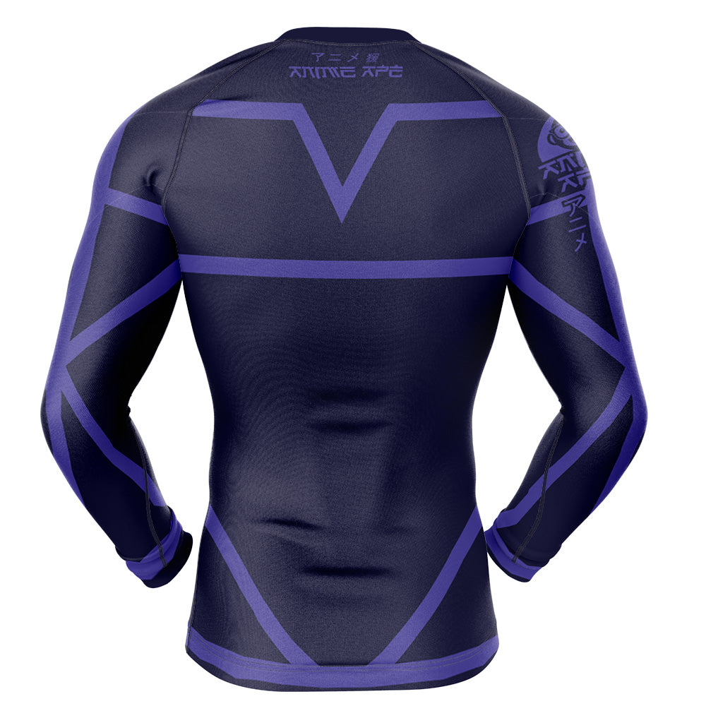 Football Club Blue Lock Long Sleeve Rash Guard Compression Shirt