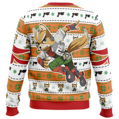 Fox McCloud Star Fox Ugly Christmas Sweater