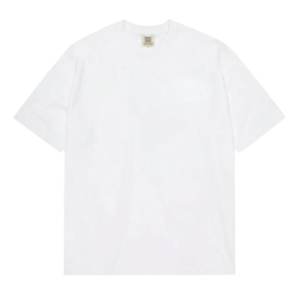 Front view of Comfort Colors White T-shirt