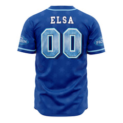 Elsa Frozen V2 Baseball Jersey