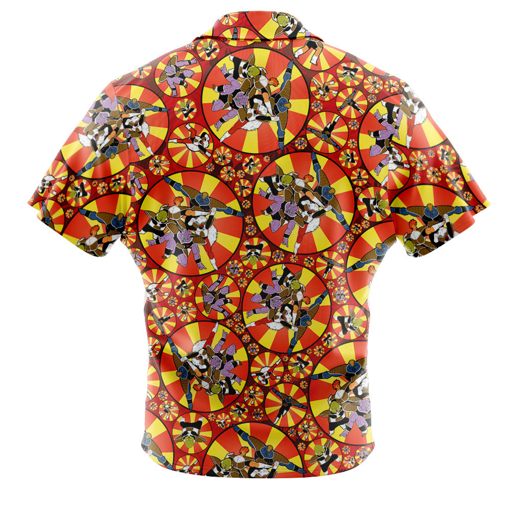 Ginyu Forces DBZ Button Up Hawaiian Shirt