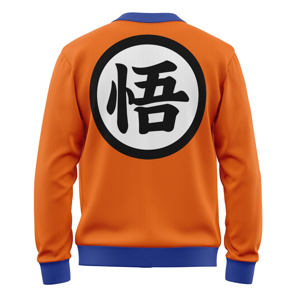 Goku Dragon Ball Z Knitted Cardigan Sweater