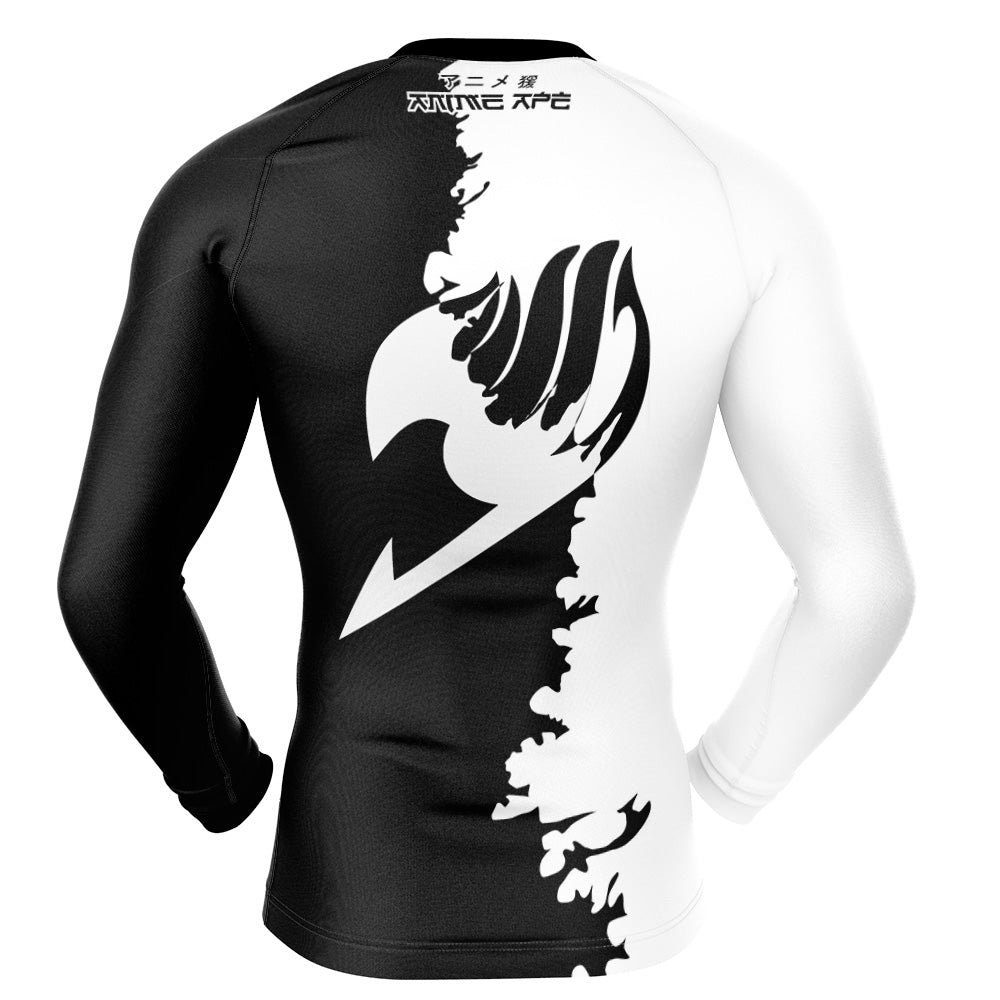 Gray Fullbuster Fairy Tail Long Sleeve Rash Guard Compression Shirt