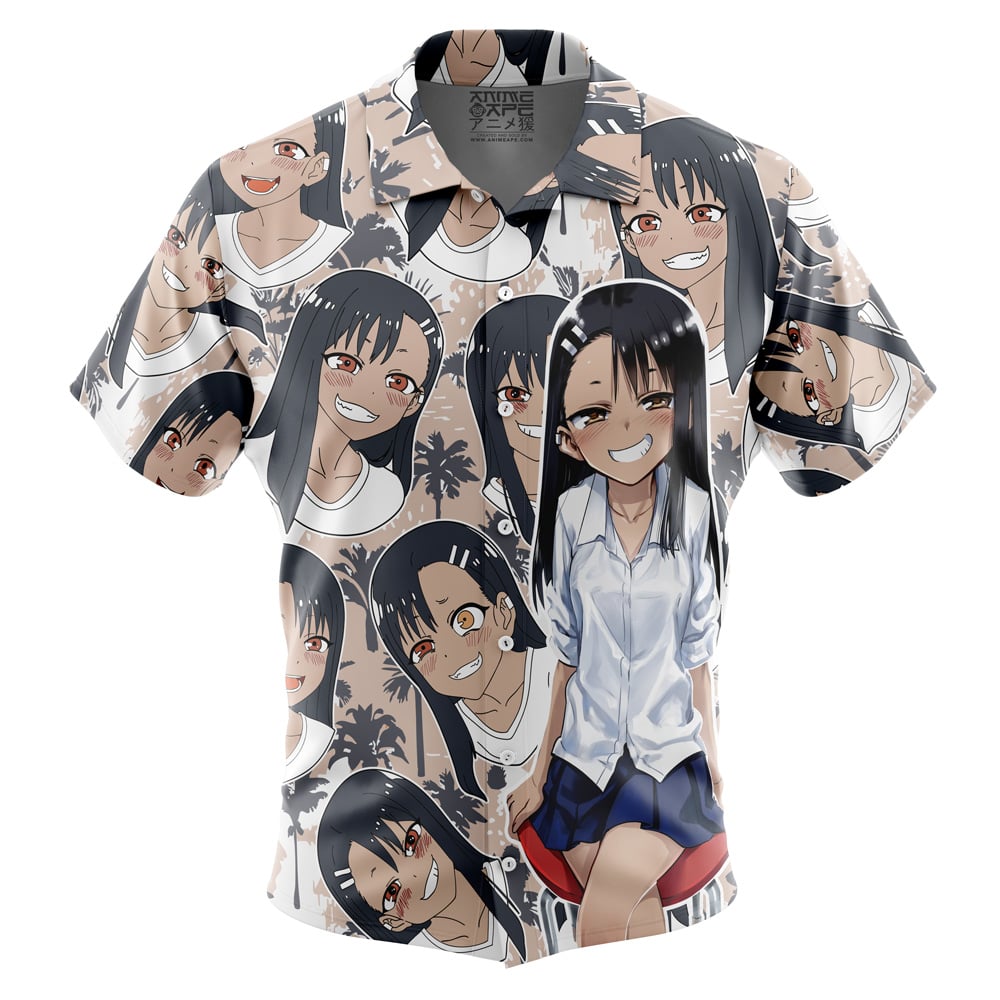 Hayase Nagatoro Ijiranaide Nagatoro-san Button Up Hawaiian Shirt