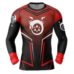 Homunculus Fullmetal Alchemist Long Sleeve Rash Guard Compression Shirt