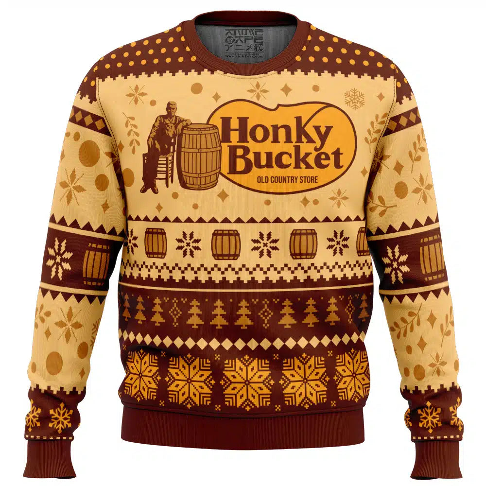 Honky Bucket Ugly Christmas Sweater