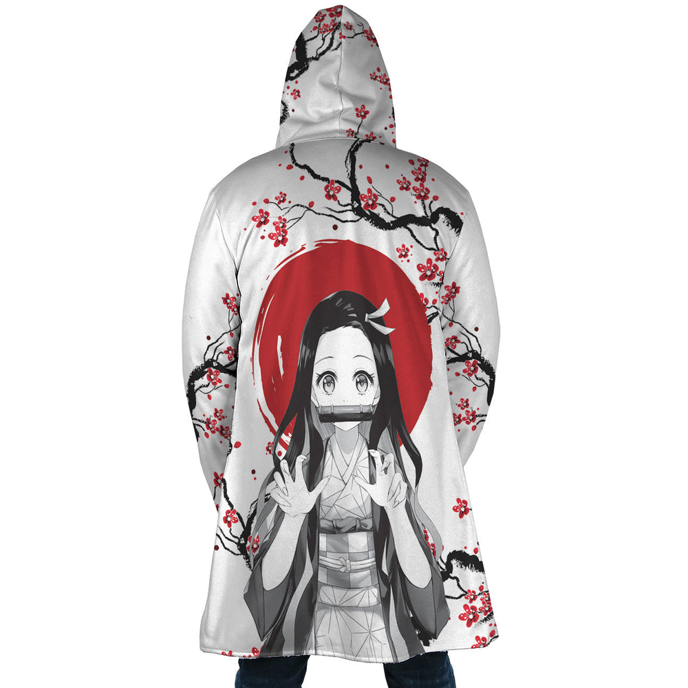 Nezuko Kamado Cherry Blossom Demon Slayer Dream Cloak Coat