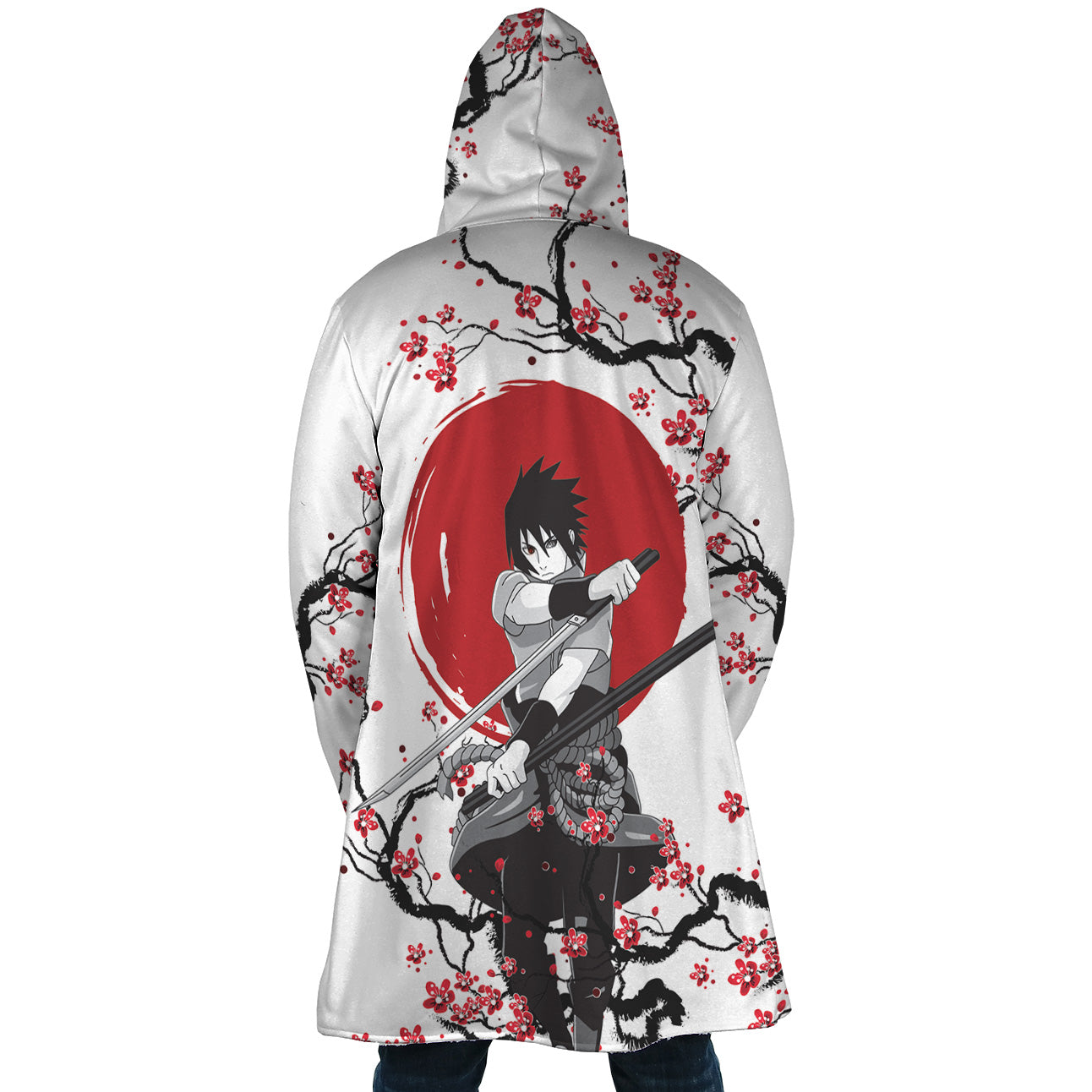 Sasuke Uchiha Cherry Blossom Shippuden Dream Cloak Coat