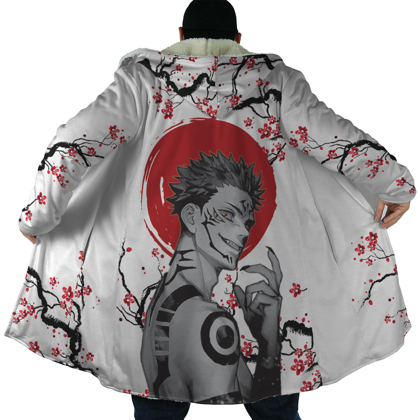 Sukuna Cherry Blossom Jujutsu Kaisen Dream Cloak Coat