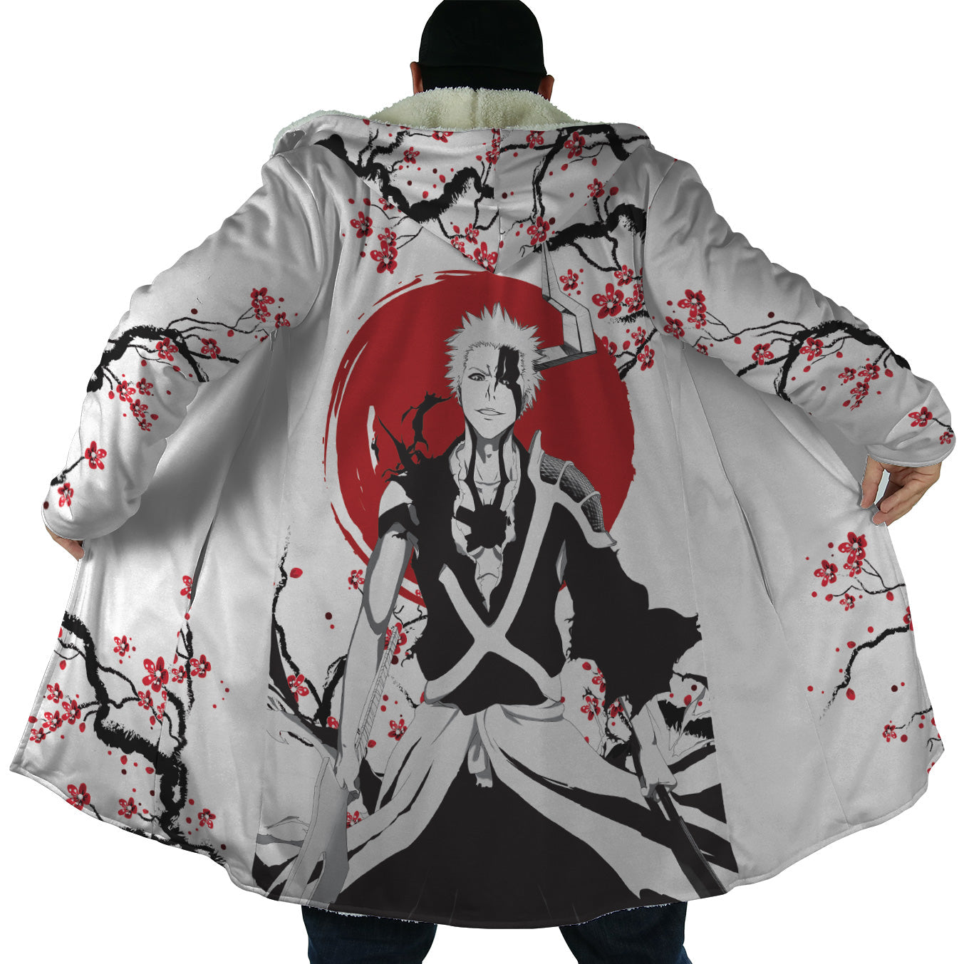 Ichigo Kurosaki Cherry Blossom Bleach Dream Cloak Coat