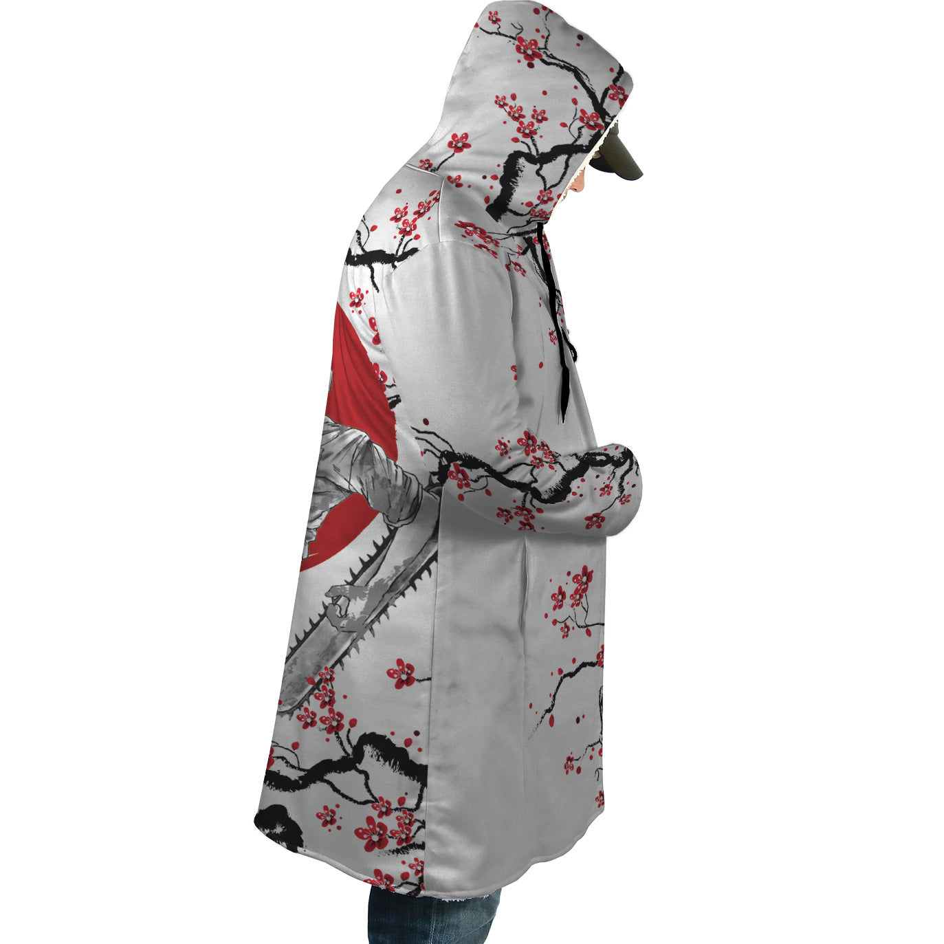 Denji Cherry Blossom Chainsaw Man Dream Cloak Coat