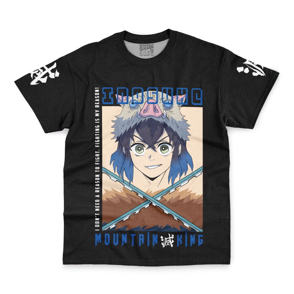Inosuke Hashibara I Don't Demon Slayer Streetwear T-Shirt