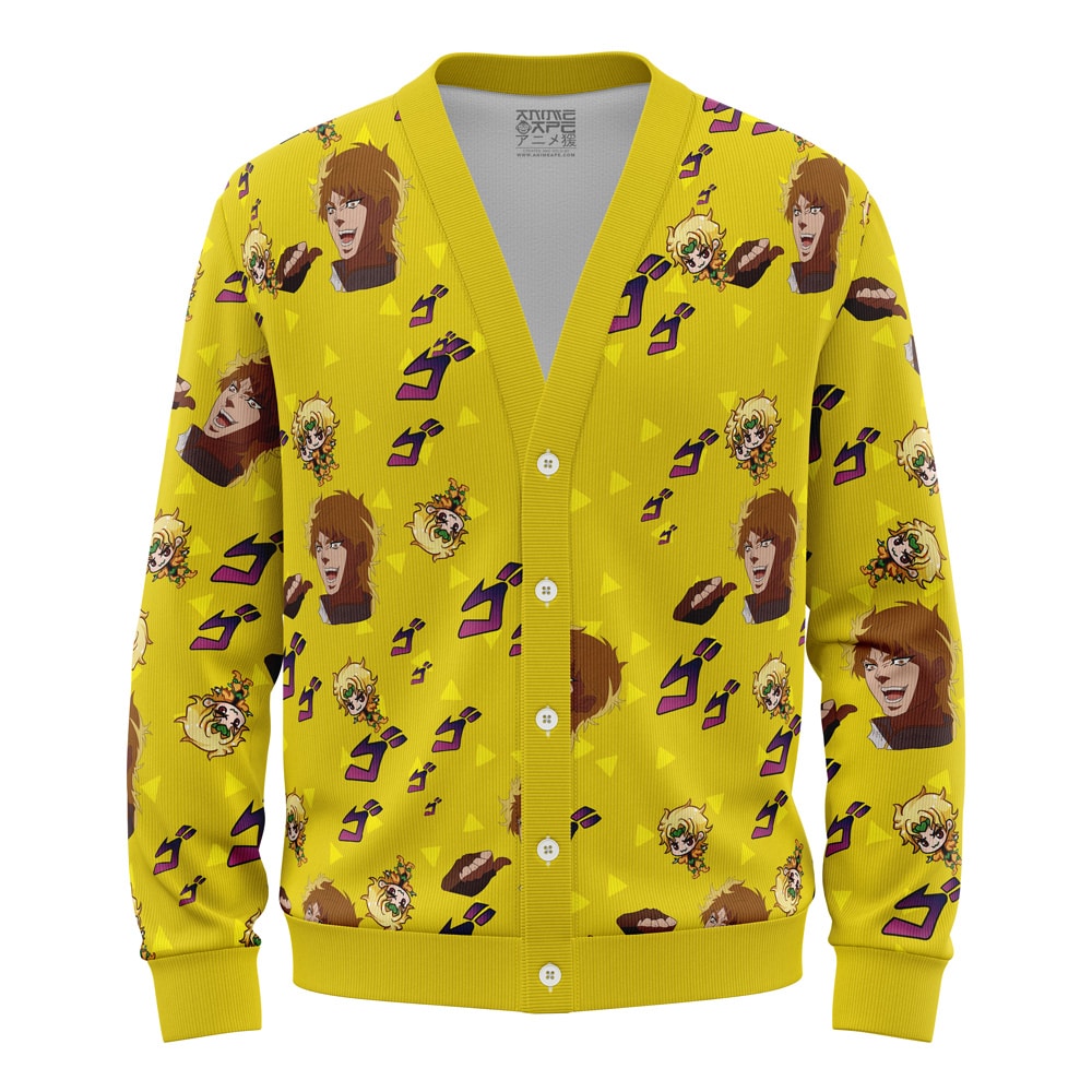It Was Me Dio Jojo's Bizarre Adventure Knitted Cardigan Sweater