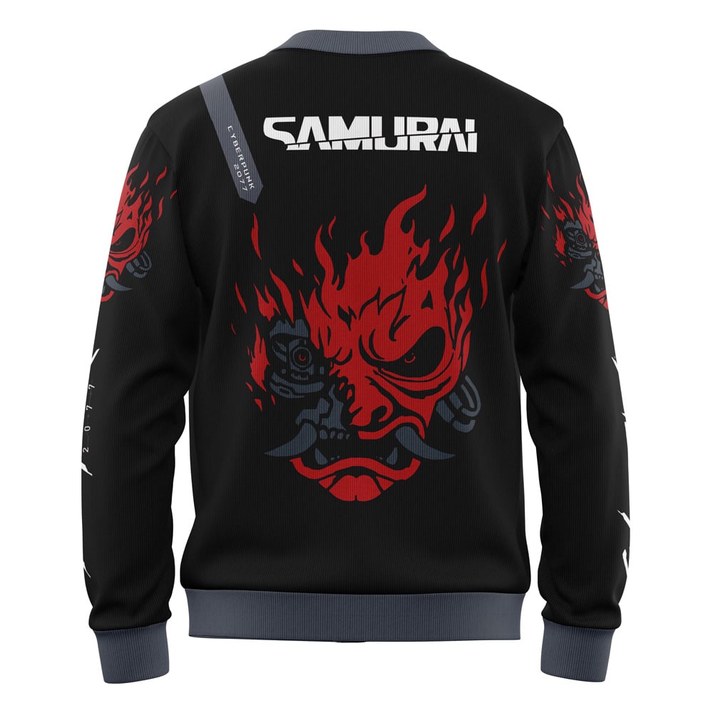 Johnny Silverhand Cyberpunk 2077 Knitted Cardigan Sweater