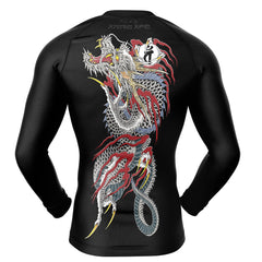 Kazuma Kiryu Tattoo Like A Dragon Long Sleeve Rash Guard Compression Shirt