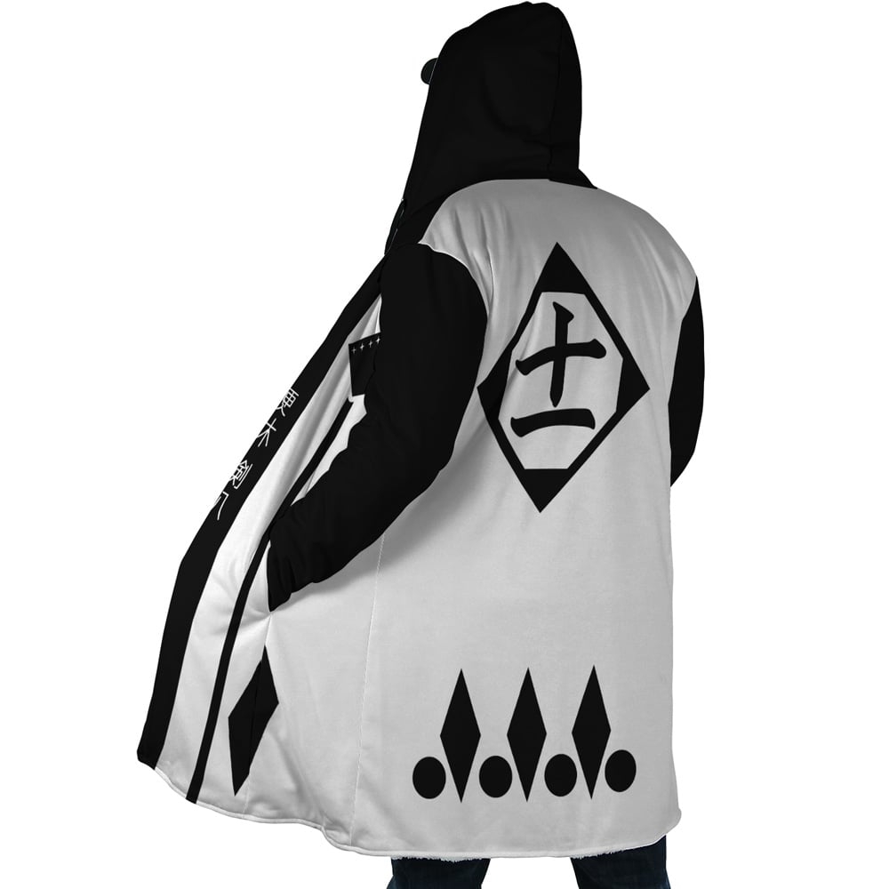 Gotei 13 11th Division Captain Kenpachi Zaraki Bleach Dream Cloak Coat